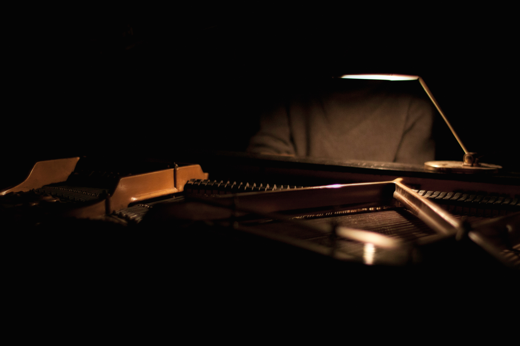 Nils Frahm and August Rosenbaum playing at Koncertkirken copyright at Malthe Ivarsson